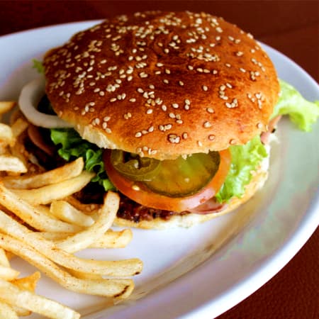 Hamburguesa Papas y Refresco