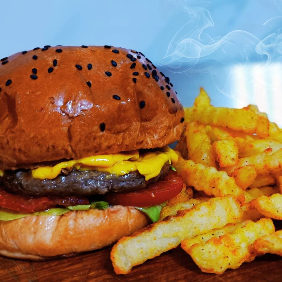 Hamburguesa CHEESE + PAPAS