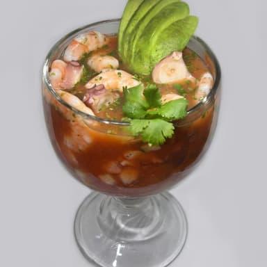 Coctel de Camarón con Pulpo