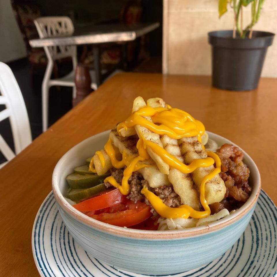 Ensalada Cheeseburger
