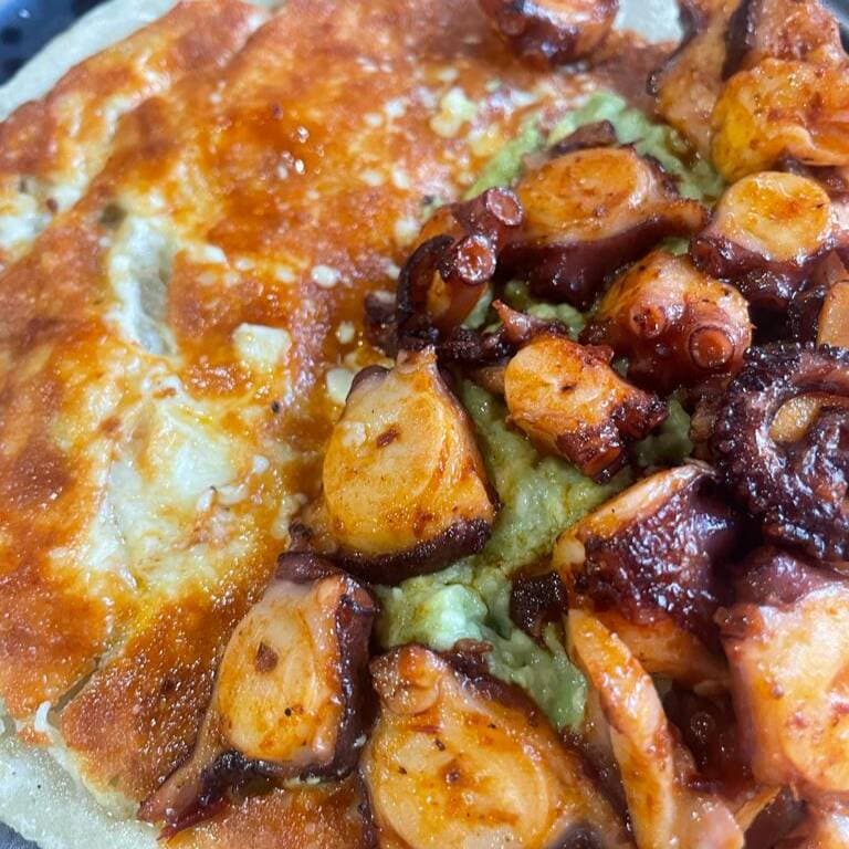 Quesitaco de pulpo