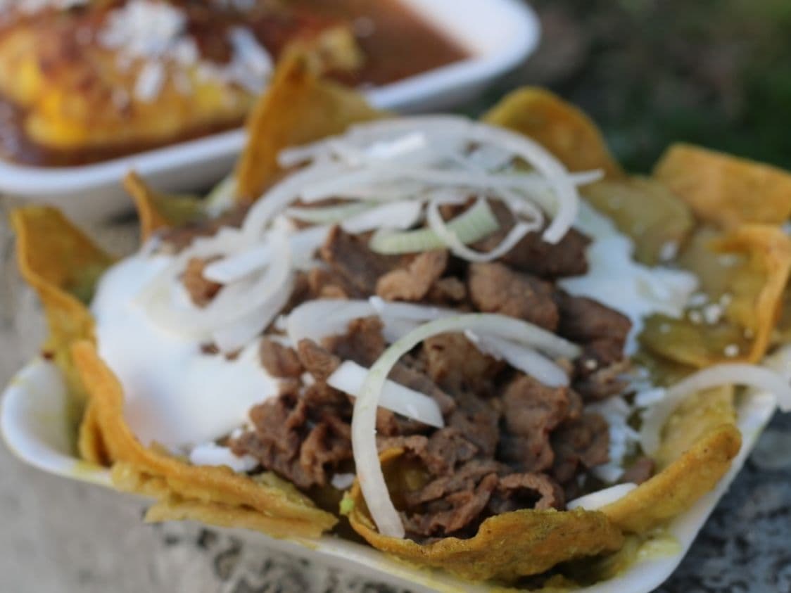 Chilaqiuiles especiales San Joaquin