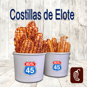 COSTILLAS DE ELOTE 8 piezas