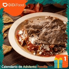 chilaquiles rojos con bistec de res