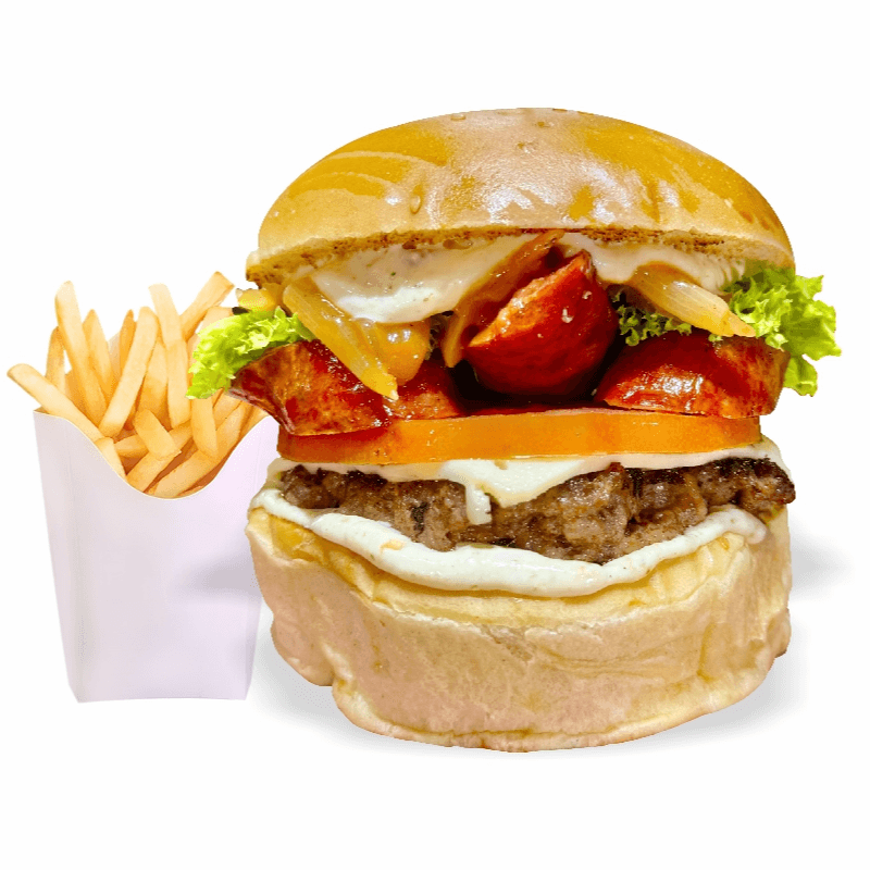 Combo Hamburguesa Porky