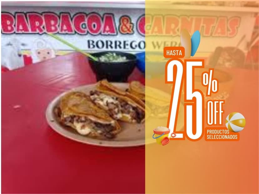 Barbacoa & carnitas Borrego Wero