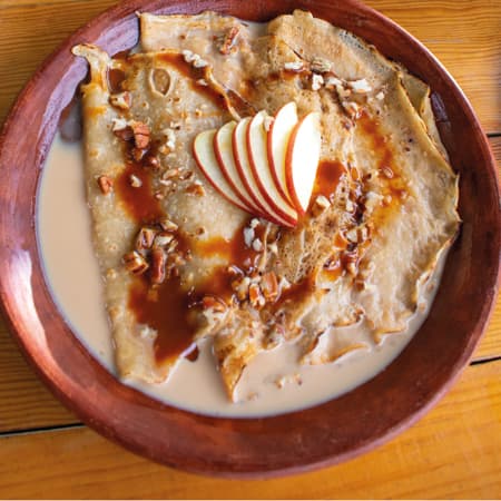 Crepa de Cajeta y Nuez