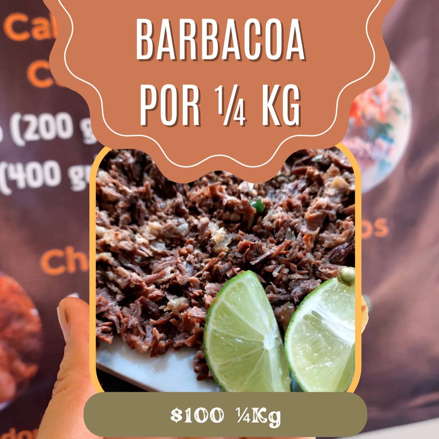 Barbacoa por 1/4 Kg
