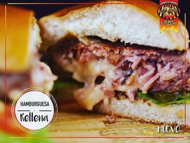 Hamburguesa Rellena 😍