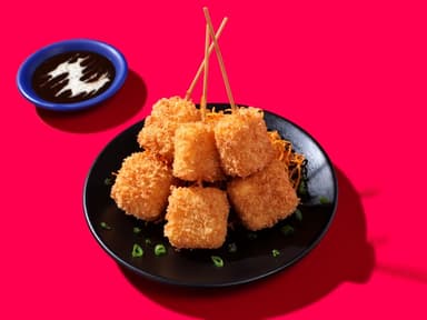 3 Kushiages de Queso