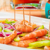 Camarones para picar