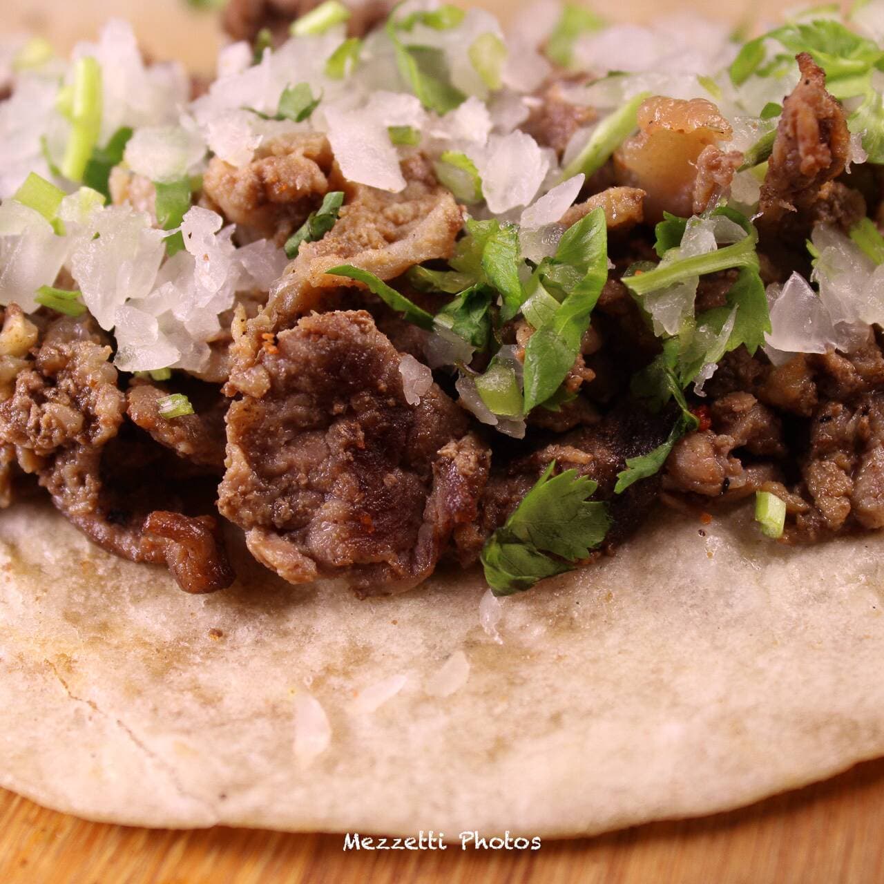 Tacos con Tortilla de Harina