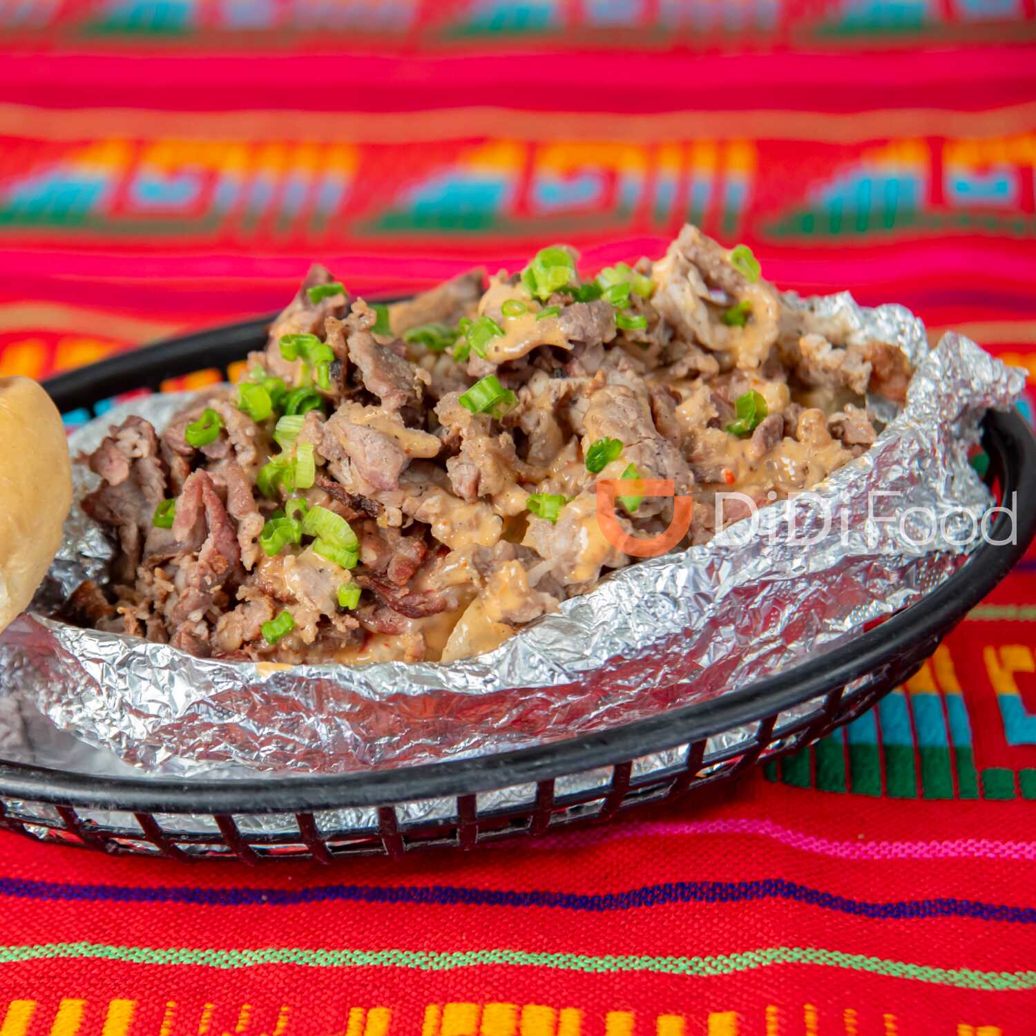 PAPA RELLENA ASADA TOCINO + JAMAICA 500 ML