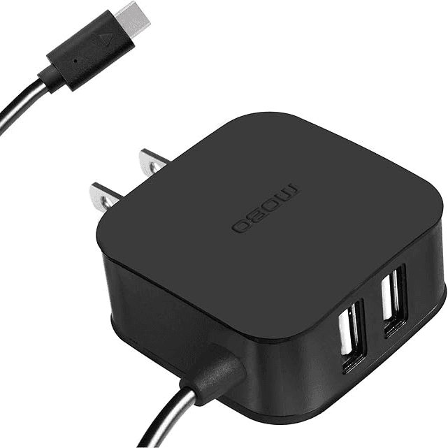 CARGADOR MOBO TIPO C 2.1 AMPERES + 2 SALIDAS USB
