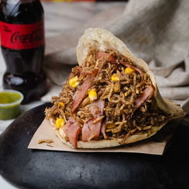Combo Arepa Mazorcada de Tocineta