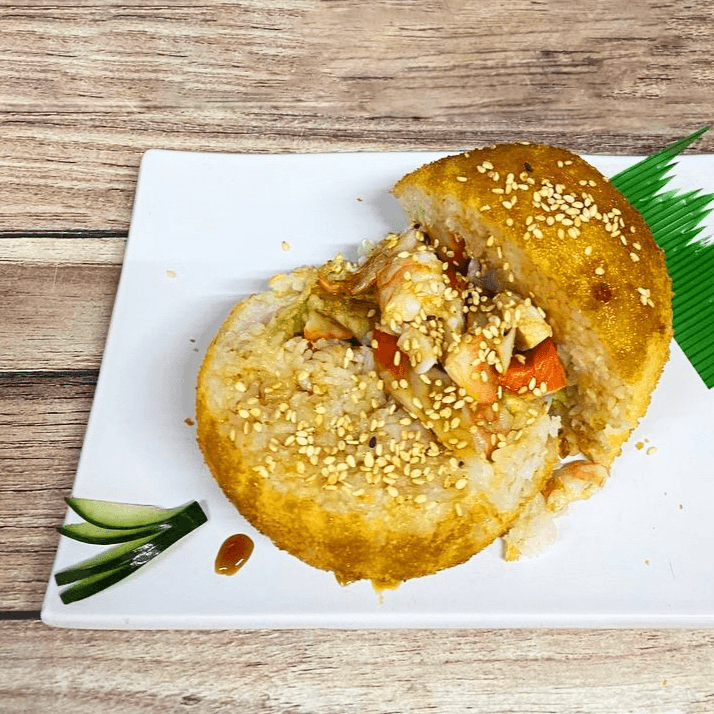 Bola de Arroz de Teriyaki y Pollo