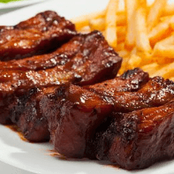 Costilla Ahumada en Salsa BBQA PERSONAL