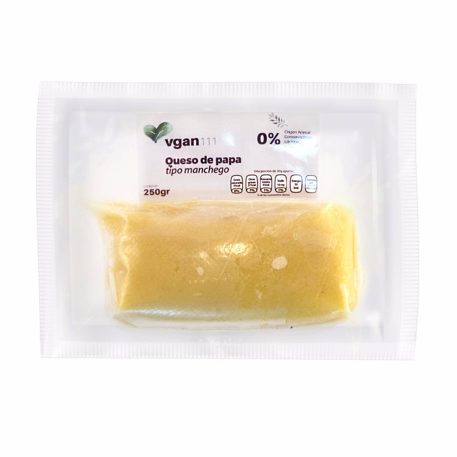 Queso tipo Manchego 250 gr Empaquetado