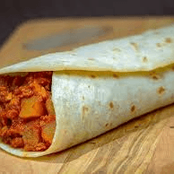 BURRITO DE HUEVOS CON CHORIZO