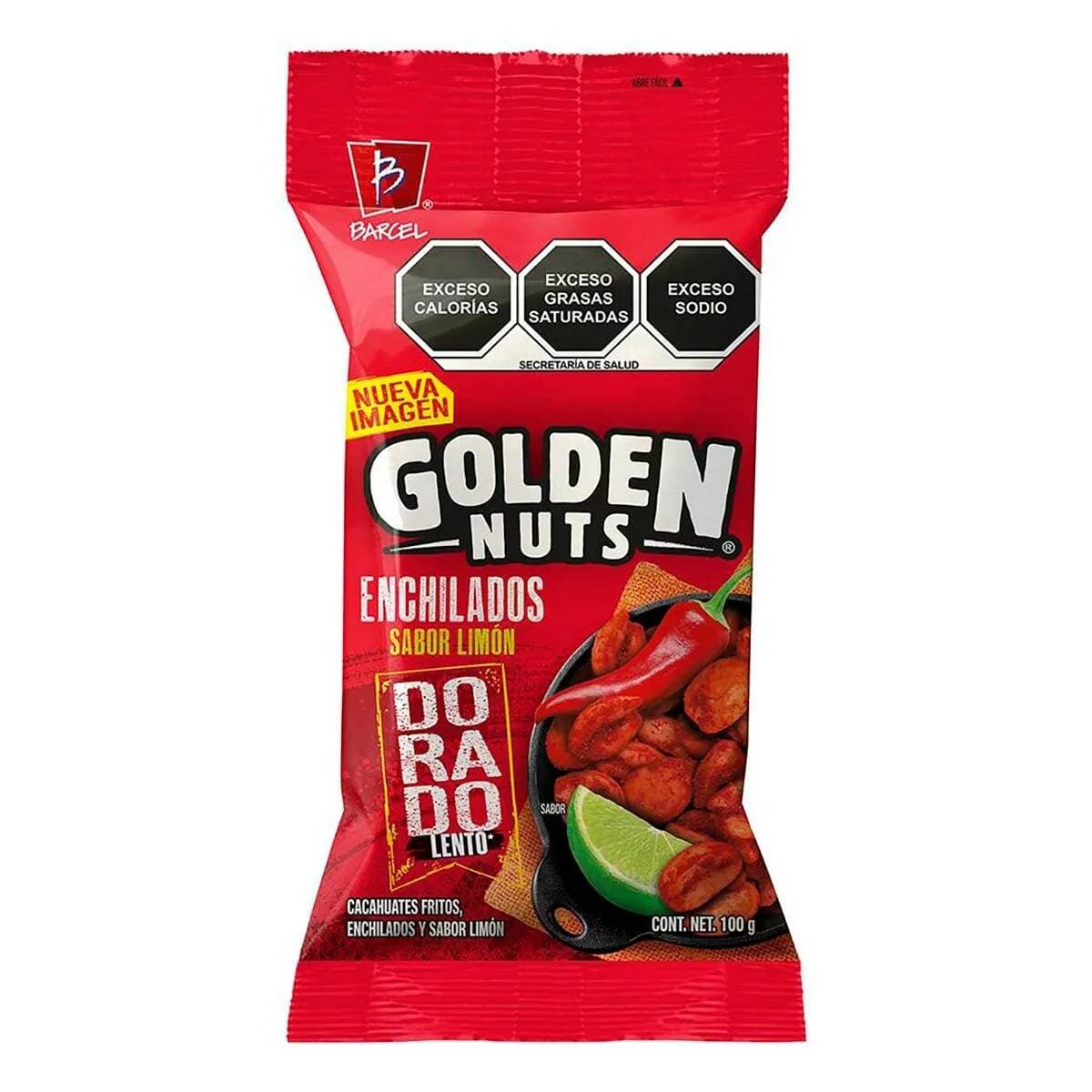 Cacahuates Golden Nuts Enchilados 100g