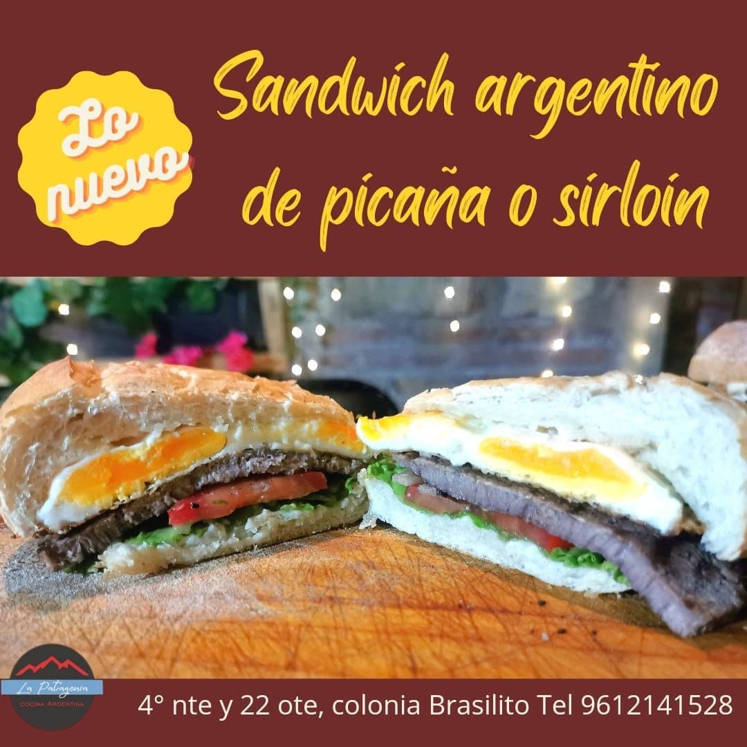 Sandwich de picaña o sirloin