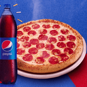 Pizza Mediana + PEPSI 600ml