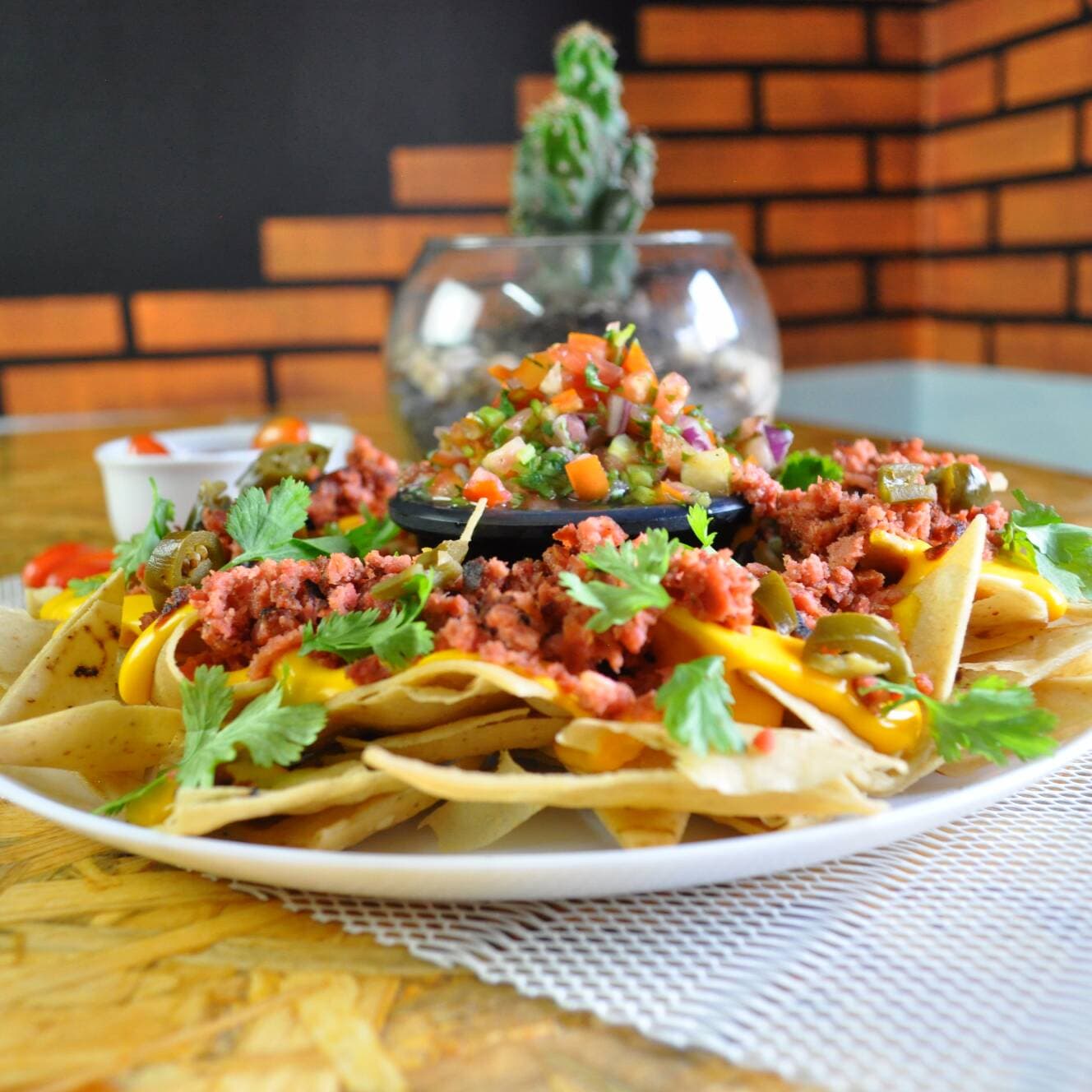 Nachos con Carne Molida