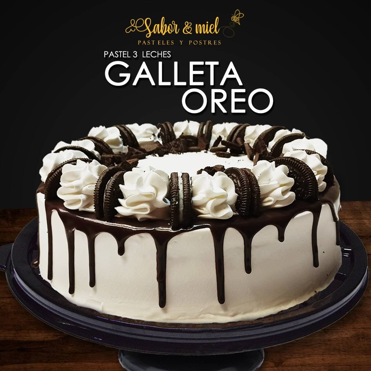 Pastel 3 Leches de OREO