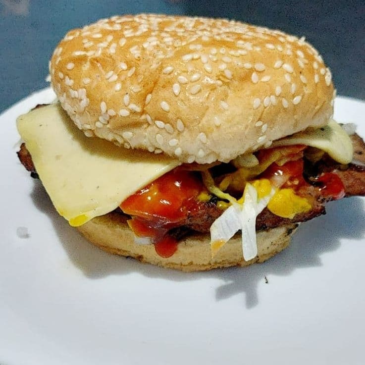 Hamburguesa Con Queso