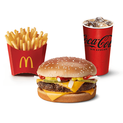 McTrio Mediano Cuarto de Libra con Queso