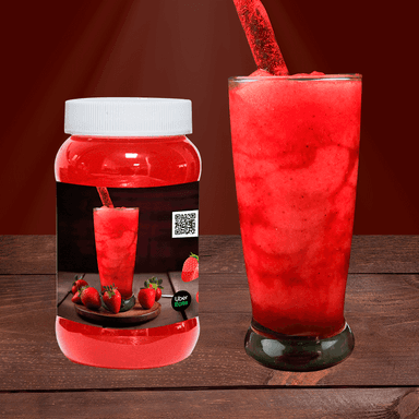 Frappe De Fresa de Agua 500 Ml