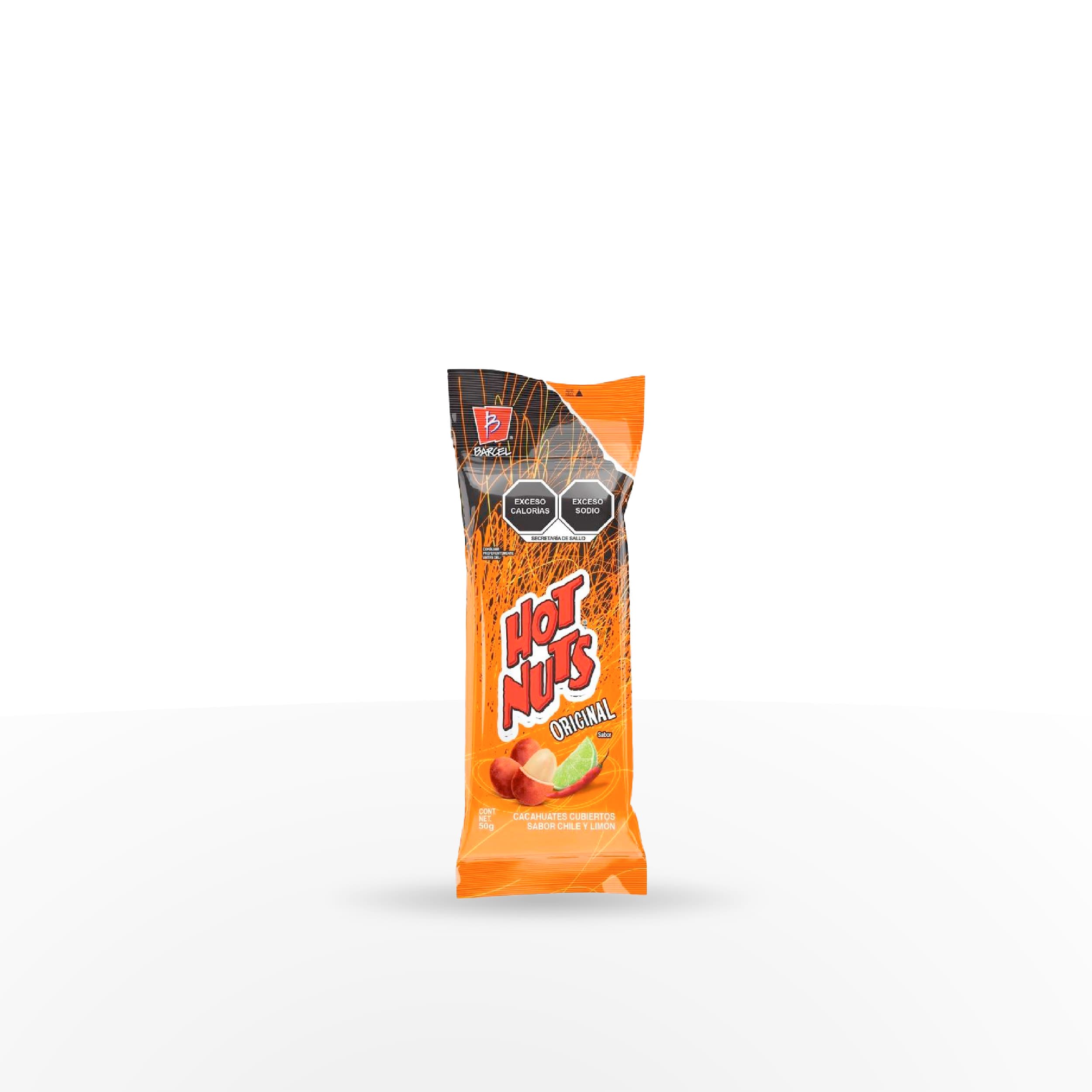 CACAHUATES HOT NUTS BARCEL 50 GR
