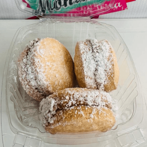 3 Piezas de Alfajores. con Dulce de Leche.