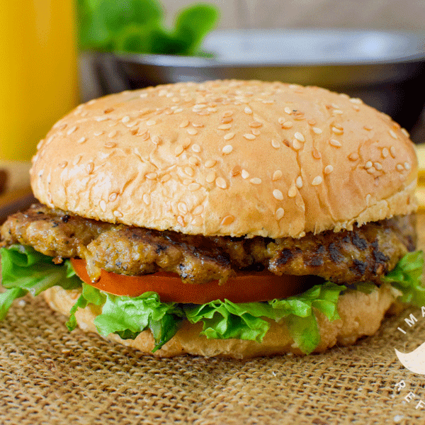 Hamburguesa con Arrachera