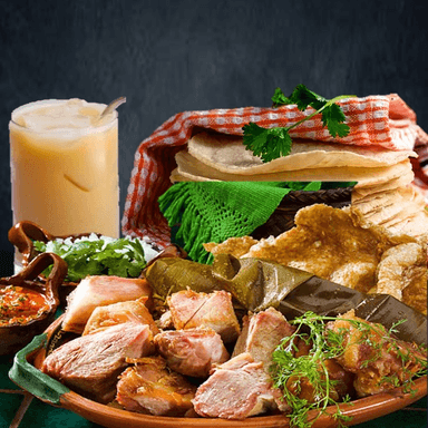 Combo Kilo de Carnitas + Tortillas + Agua de Fruta