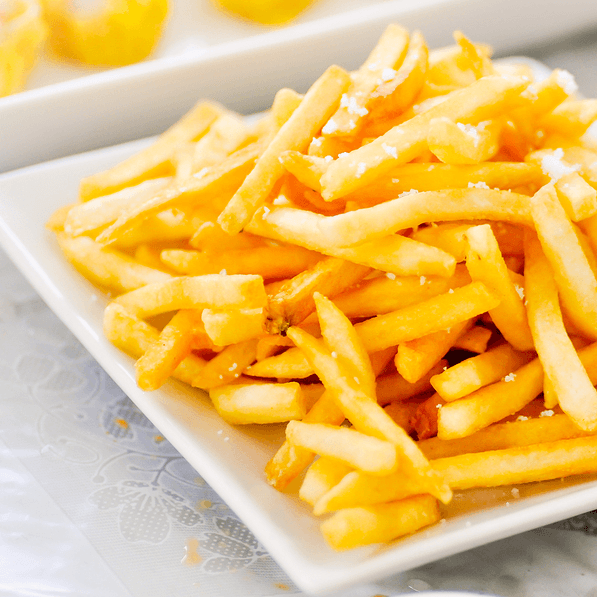 Papas a la Francesa con Queso Cheddar