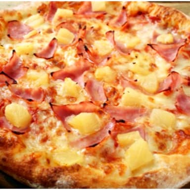 Pizza individual hawaiana