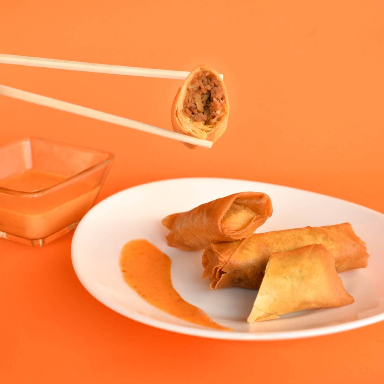 Rollos Primavera con Carne (3 pzas)