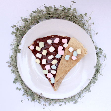 HD Crepa NUTELLA con Malvaviscos