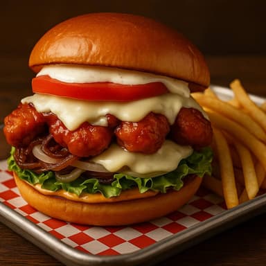 Cruji Burger de Boneless
