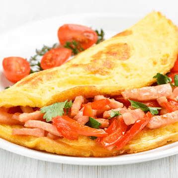 Omelette con Chorizo