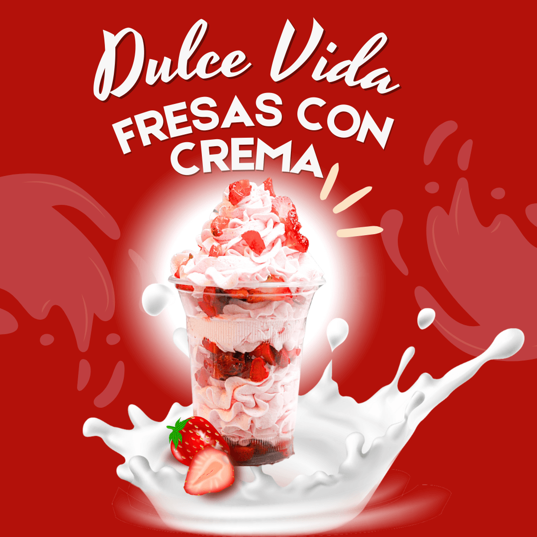 Fresas con Crema