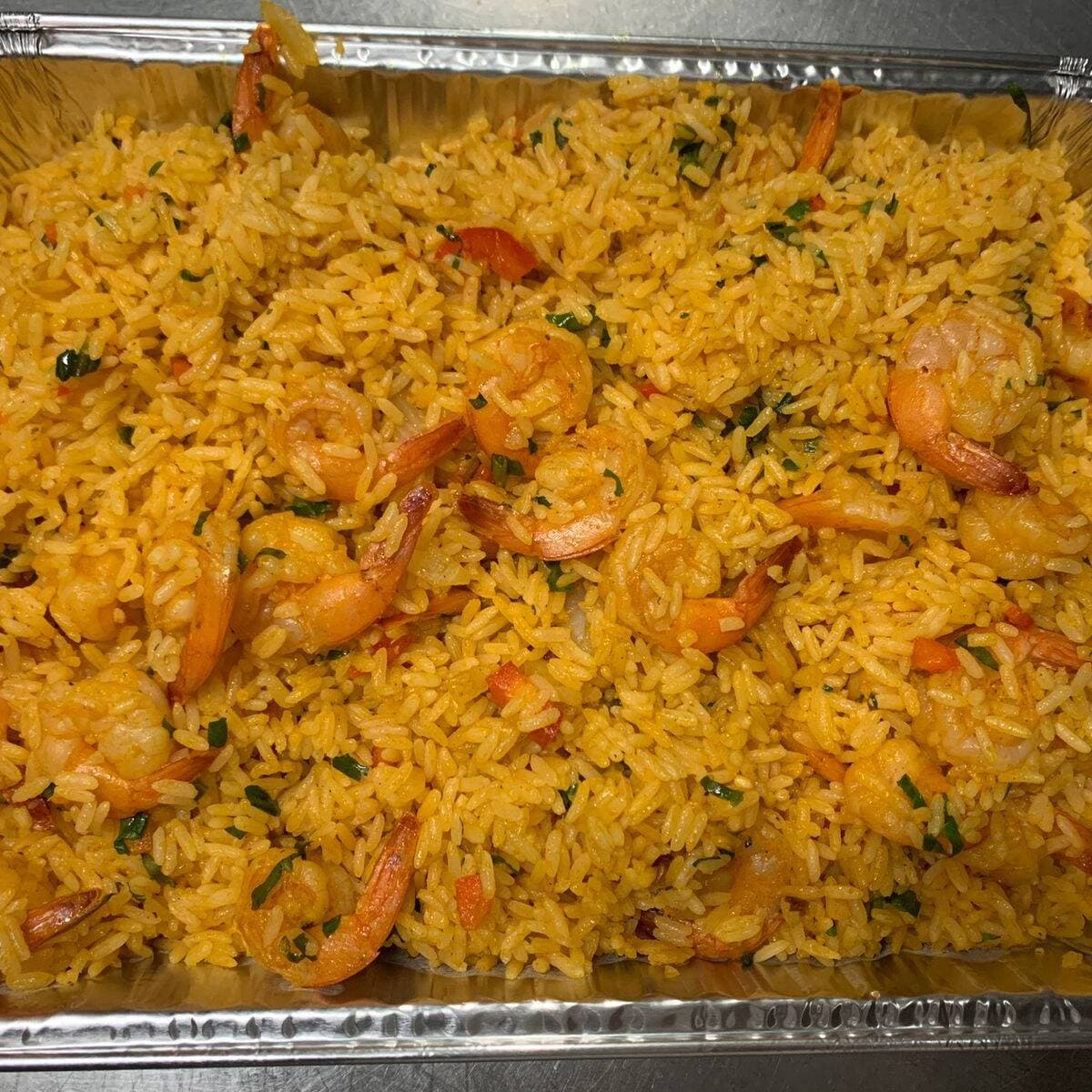 PAQUETE ARROZ CON CAMARONES PARA 4 PERSONAS