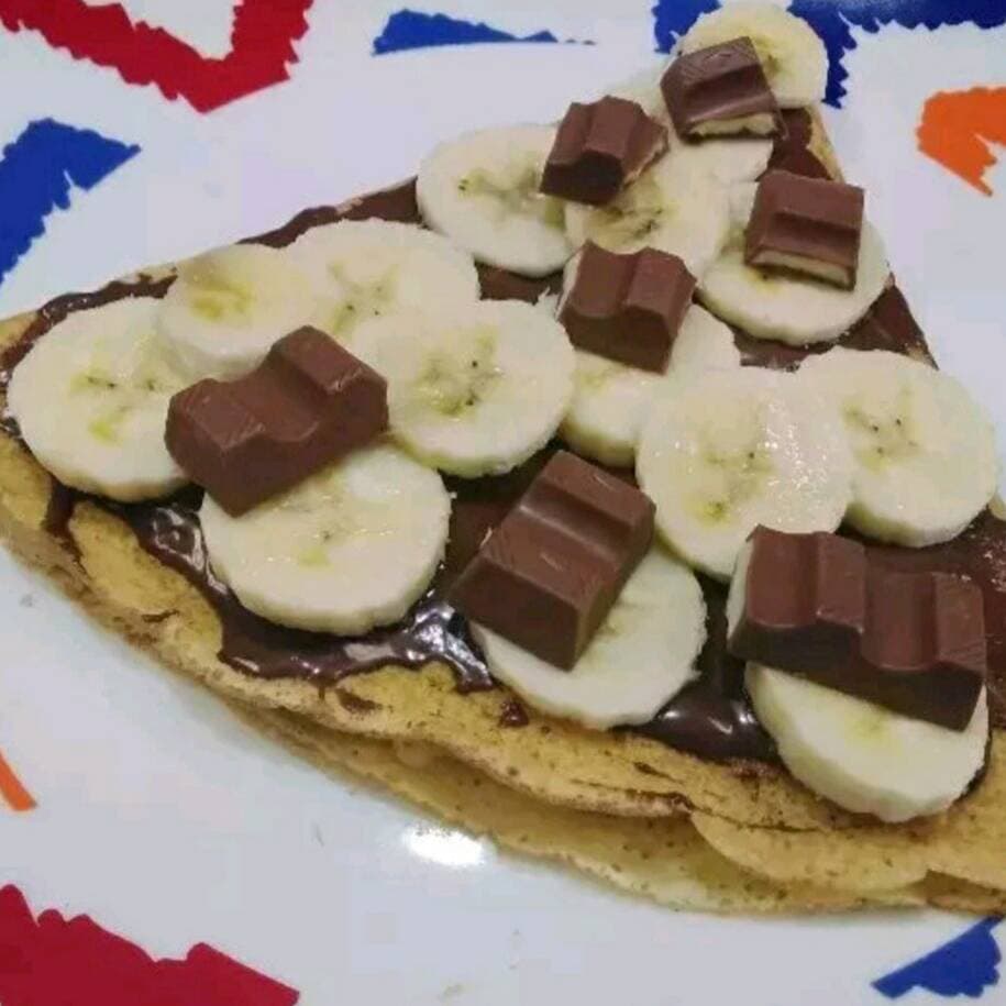 Crepa Kinder, Nutella y platano