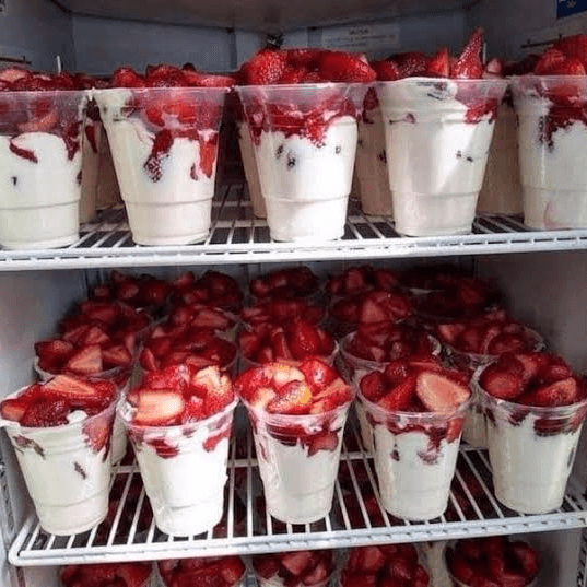 Fresas con Crema