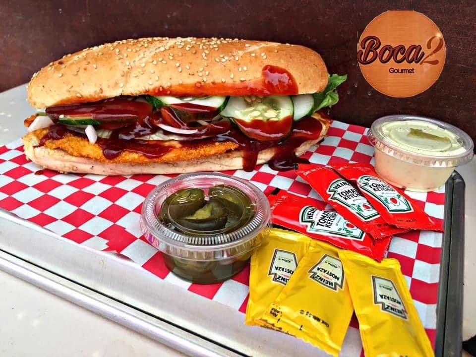 Panini de Pollo BBQ