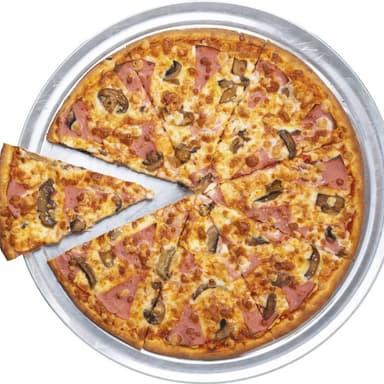 Pizza Tipica (jamon y Champiñon)