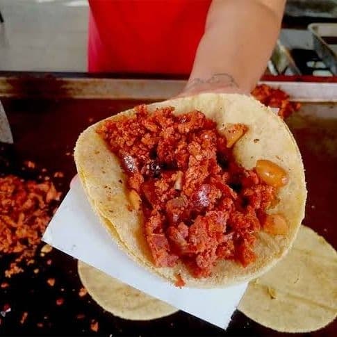 taco de longaniza