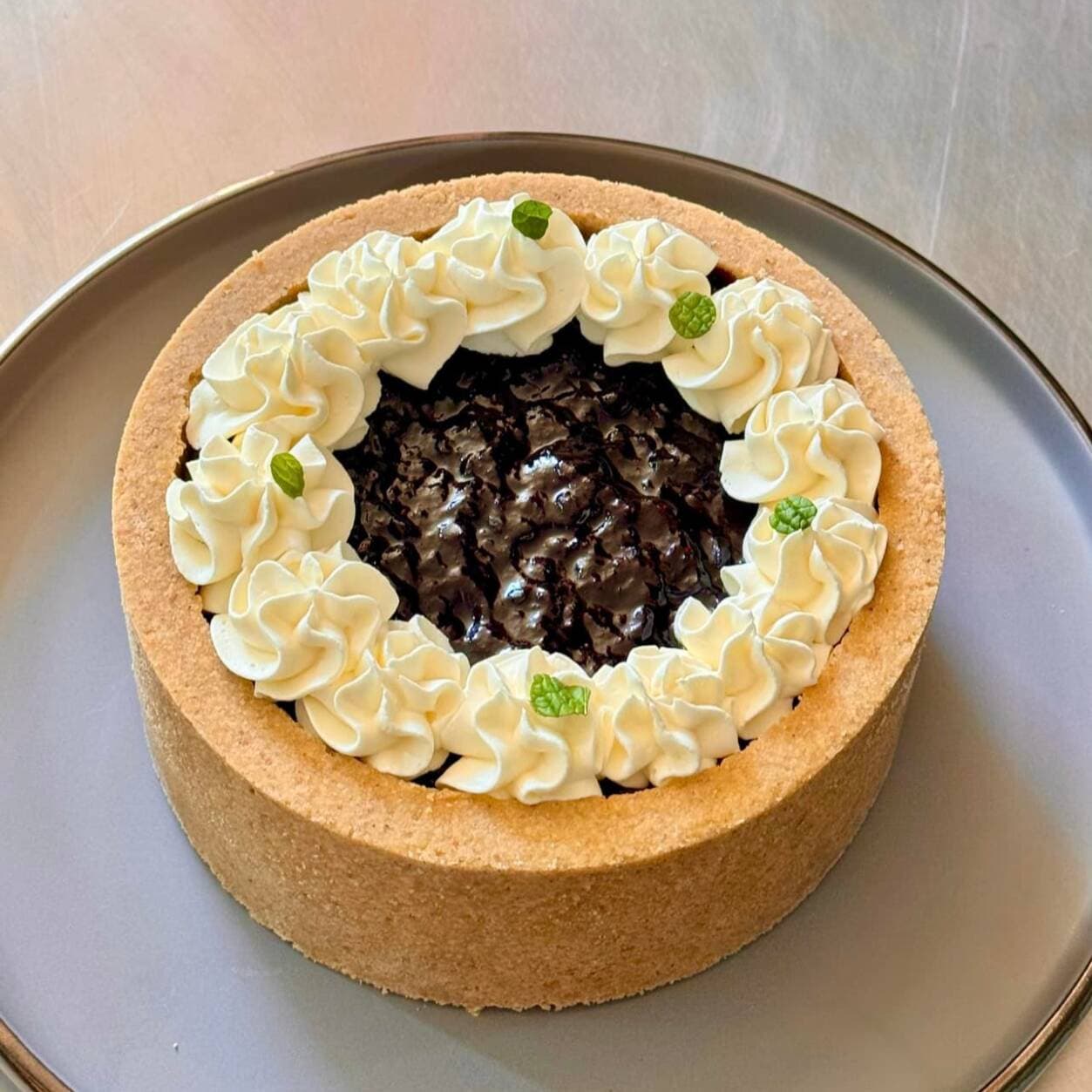 Cheesecake Horneado De Blueberries