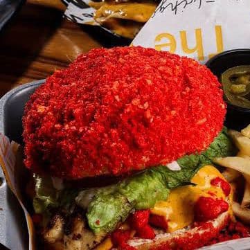 HAMBURGUESA FLAMING HOT